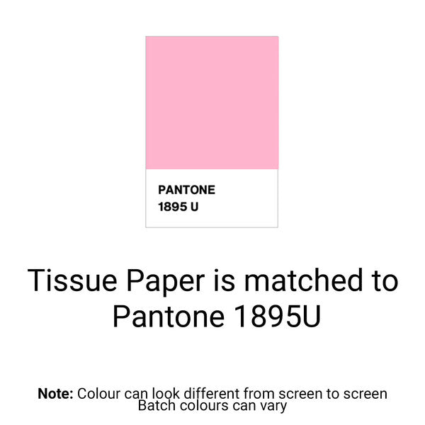Pale Pink Tissue Paper - Acid Free 500 x 750mm (Bulk 480 Sheets) - PackQueen