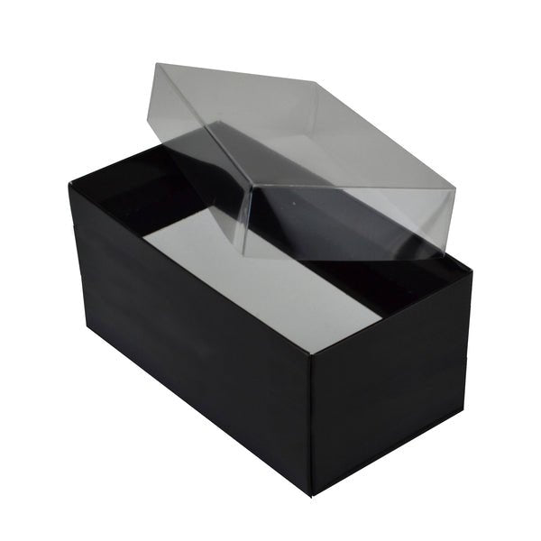 Rectangle 16 Gift Box with Clear Lid - Paperboard (285gsm) - PackQueen