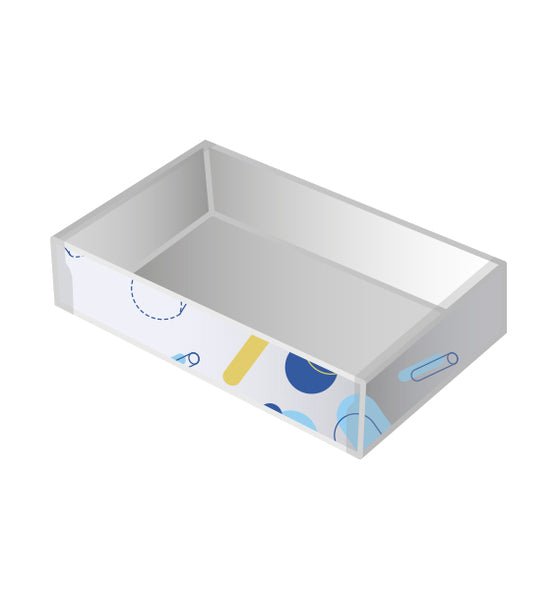 Rectangle 6 Gift Box with Clear Lid - Paperboard (285gsm) - PackQueen