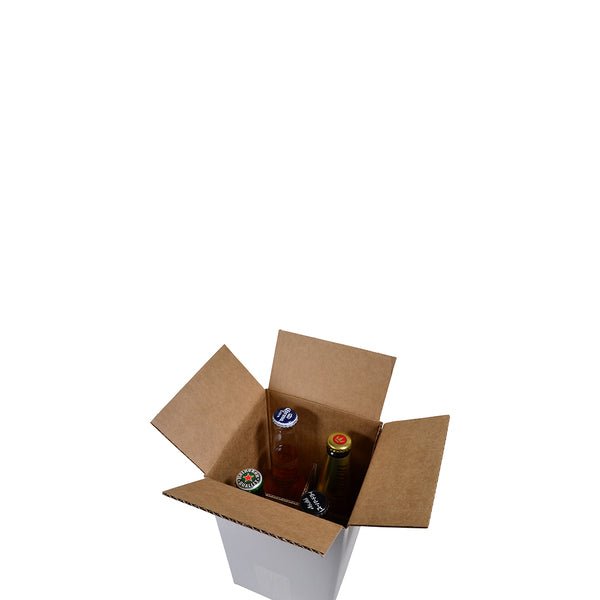 RSC Shipping Carton 4 Beer Bottles - PackQueen