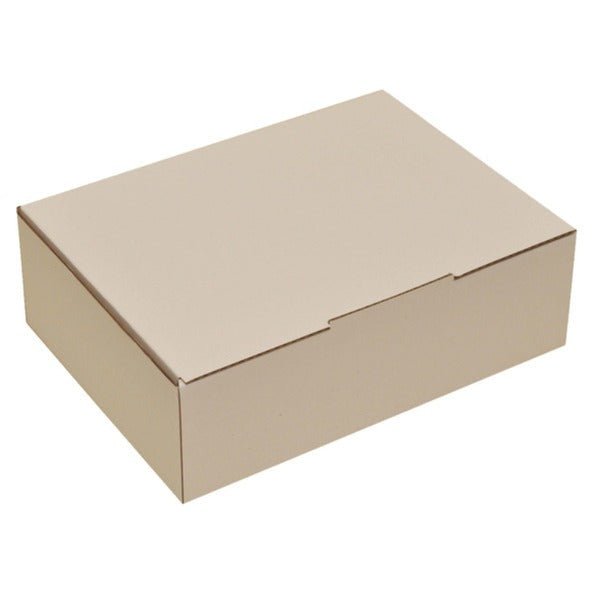 SAMPLE - A4 Postage Box - White (Brown Inside) (BXP2) - PackQueen