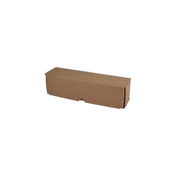 SAMPLE - B Flute - 1 Beer Bottle Shipping Box (Lay Down) - Kraft Brown - PackQueen