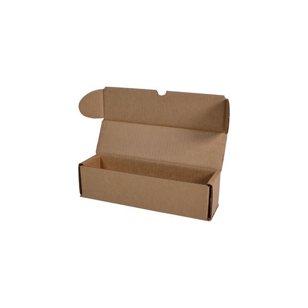 SAMPLE - B Flute - 1 Beer Bottle Shipping Box (Lay Down) - Kraft Brown - PackQueen