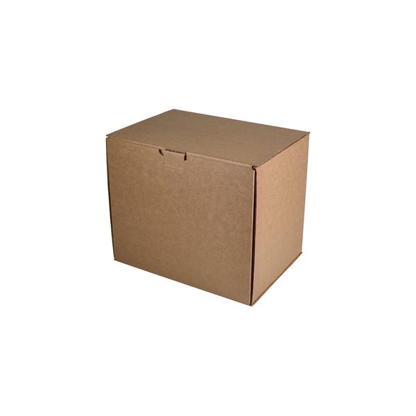 SAMPLE - B FLUTE - 12 Beer Bottle Shipping Box (insert sold separately) - Kraft Brown - PackQueen