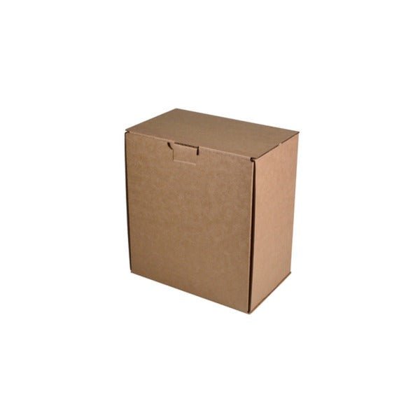 SAMPLE - B FLUTE - 12 Beer Bottle Shipping Box (insert sold separately) - Kraft Brown - PackQueen