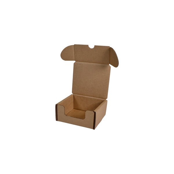 SAMPLE - B Flute - 2 Beer Can Shipper Box - Kraft Brown - PackQueen