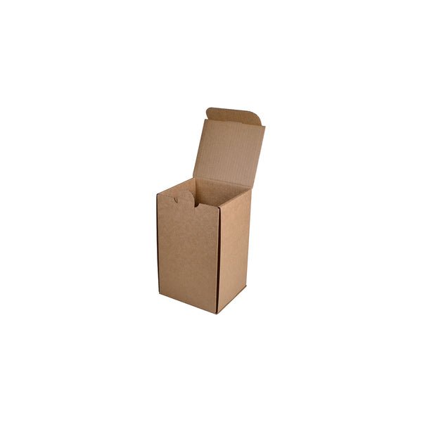 SAMPLE - B Flute - 4 Beer Bottle Shipping Box (insert sold separately 700-24812) - Kraft Brown - PackQueen
