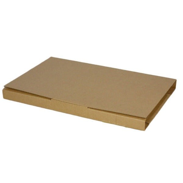 SAMPLE - B Flute - Book Box Twist Mailer 1 - Kraft Brown - PackQueen