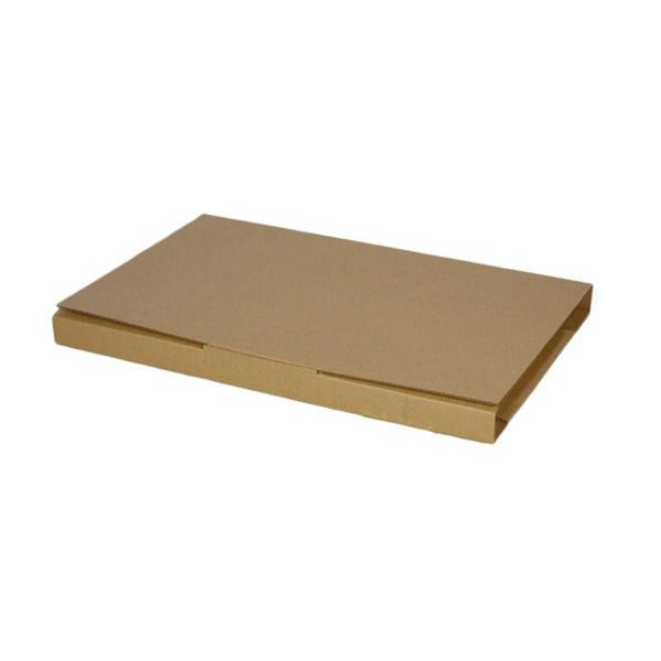 SAMPLE - B Flute - Book Box Twist Mailer 6 - Kraft Brown - PackQueen