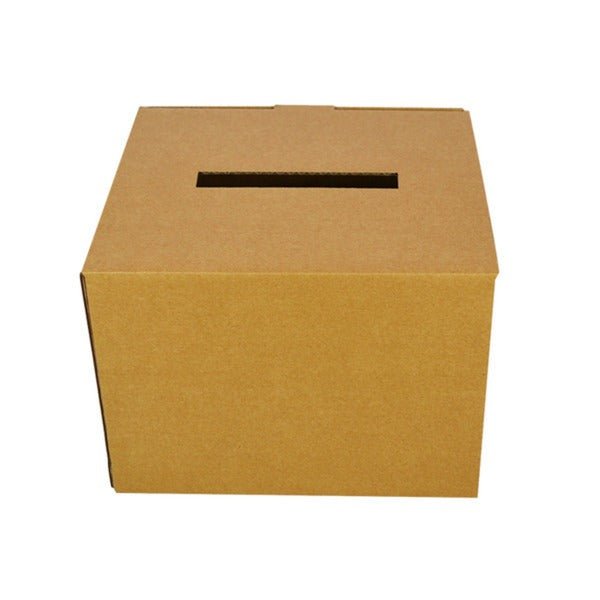 SAMPLE - B Flute - Entry Ballot Box - Kraft Brown - PackQueen