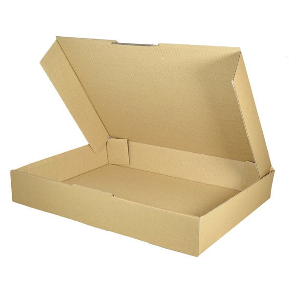 SAMPLE - B Flute - Large Post Box for 5kg Post Satchel - Kraft Brown - PackQueen