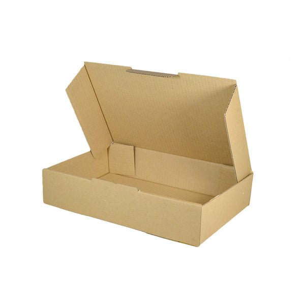 SAMPLE - B Flute - Medium Post Box for 3kg Post Satchel - Kraft Brown - PackQueen