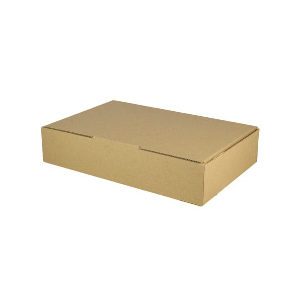 SAMPLE - B Flute - Medium Post Box for 3kg Post Satchel - Kraft Brown - PackQueen