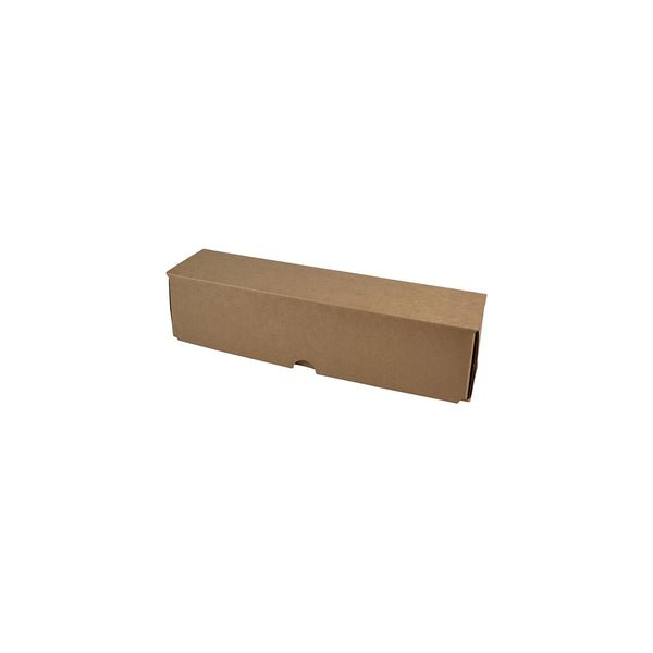 SAMPLE - B Flute - One Piece 330mm One Piece Wine Gift Box 24649 - Kraft Brown - PackQueen