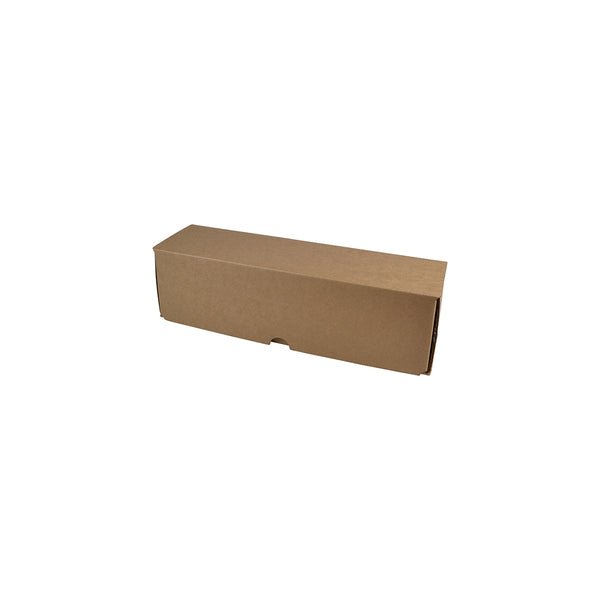 SAMPLE - B Flute - One Piece Champagne Gift Box 24646 - Kraft Brown - PackQueen