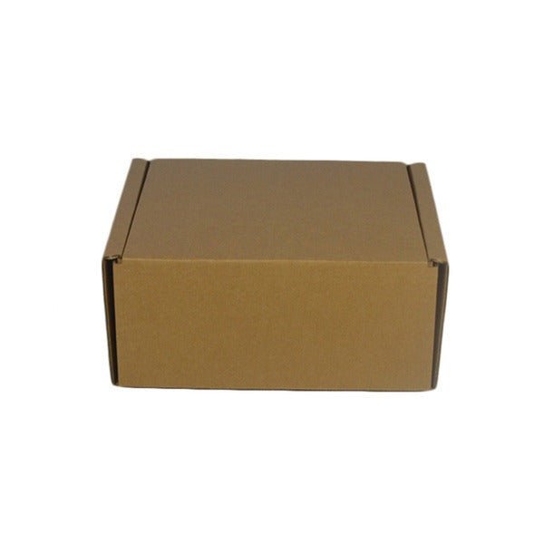 SAMPLE - B Flute - One Piece Mailing Gift Box 5198 - Kraft Brown - PackQueen
