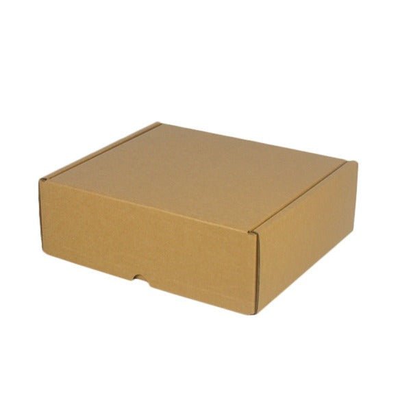 SAMPLE - B Flute - One Piece Mailing Gift Box 5199 - Kraft Brown - PackQueen