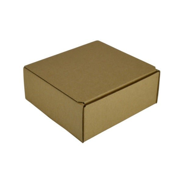 SAMPLE - B Flute - One Piece Postage & Mailing Box 10389 - Kraft Brown - PackQueen