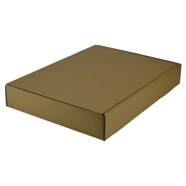 SAMPLE - B Flute - One Piece Postage & Mailing Box 15103 - Kraft Brown - PackQueen