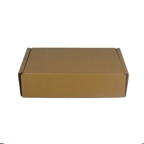 SAMPLE - B Flute - One Piece Postage & Mailing Box 15476 - Kraft Brown - PackQueen