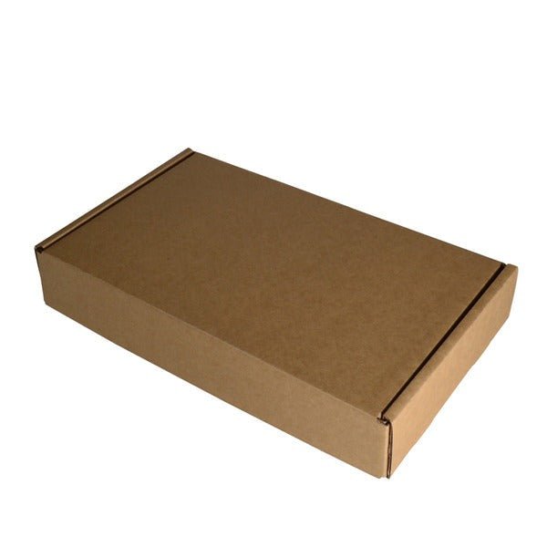 SAMPLE - B Flute - One Piece Postage & Mailing Box 20801 - Kraft Brown - PackQueen