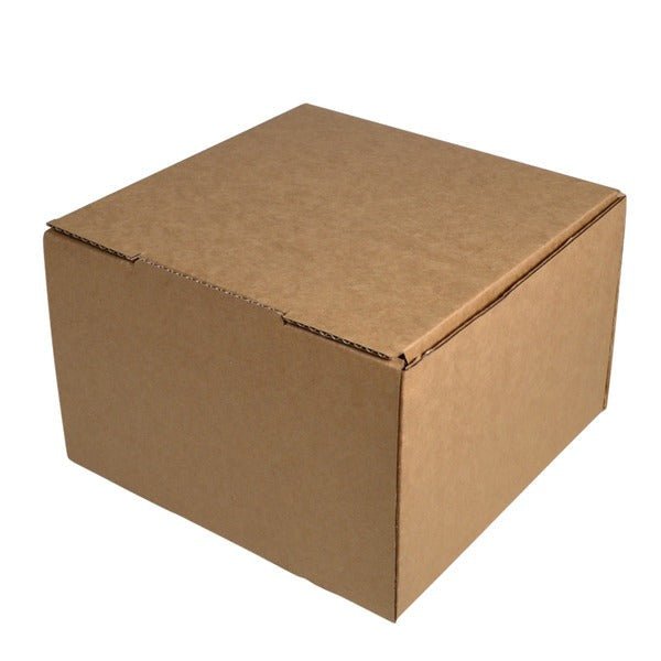 SAMPLE - B Flute - One Piece Postage & Mailing Box 22937 - Kraft Brown - PackQueen