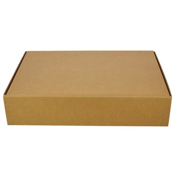 SAMPLE - B Flute - One Piece Postage & Mailing Box 6417 - Kraft Brown - PackQueen