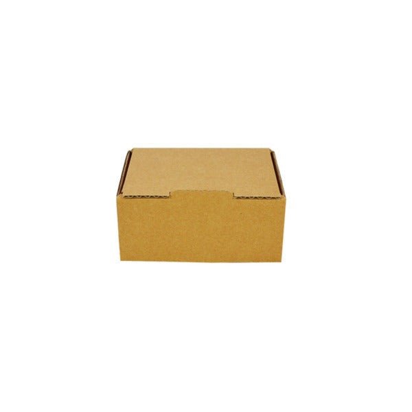 SAMPLE - B Flute - One Piece Postage & Mailing Box 9557 - Kraft Brown - PackQueen