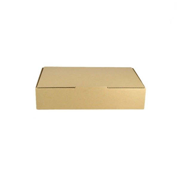 SAMPLE - B Flute - Small Post Box for 500gram Post Satchel - Kraft Brown - PackQueen