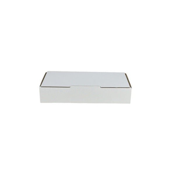 SAMPLE - B Flute - Small Post Box for 500gram Post Satchel - Kraft White - PackQueen