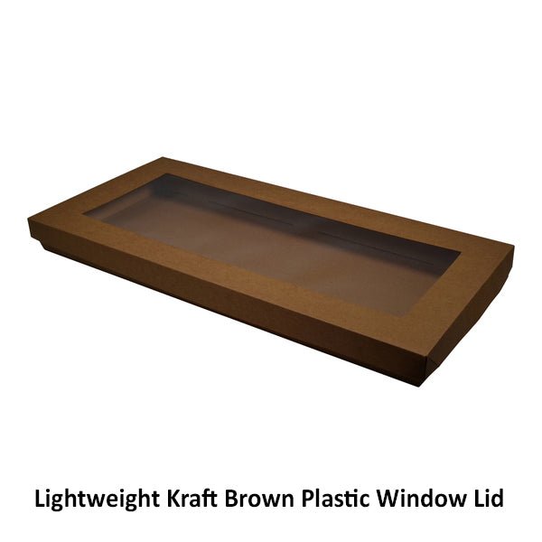 SAMPLE - Brown Catering Tray - Large 50mm High with optional lid (Lid Sold Separately) - PackQueen