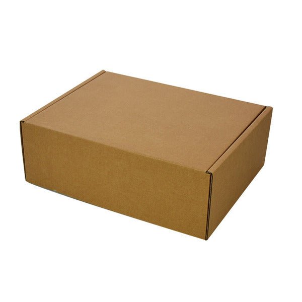 SAMPLE - C Flute - One Piece Postage & Mailing Box 17279 - Kraft Brown - PackQueen