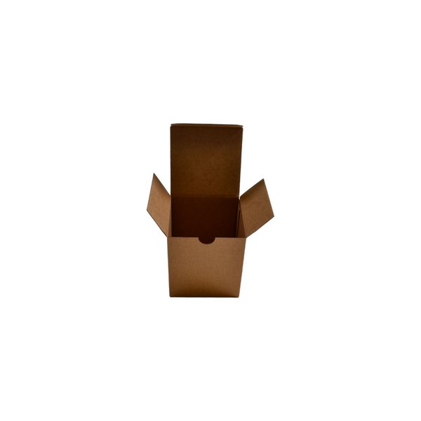 SAMPLE - Candle Extra Large 1 Oxford/Cambridge Jar Pack Upright with Insert - Kraft Brown - PackQueen