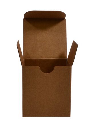 SAMPLE - Candle Small 1 Oxford/Cambridge Jar Pack Upright with Insert - Kraft Brown - PackQueen