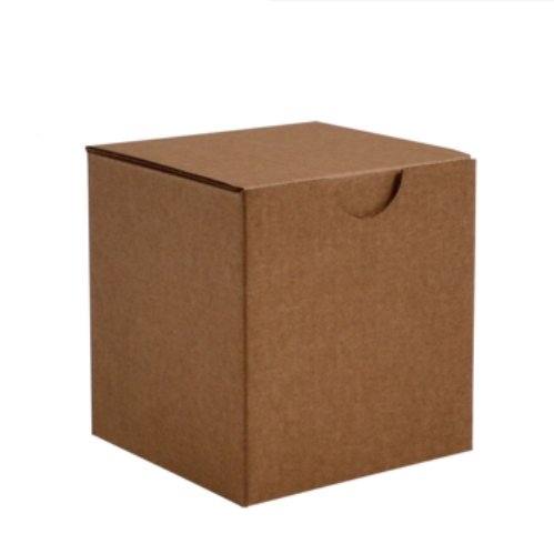 SAMPLE - Candle Small 1 Oxford/Cambridge Jar Pack Upright with Insert - Kraft Brown - PackQueen
