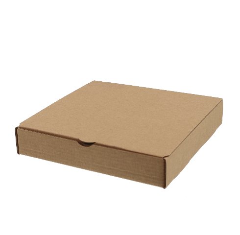 SAMPLE - Cardboard Small Multi Square Cookie Box - Kraft Brown - PackQueen