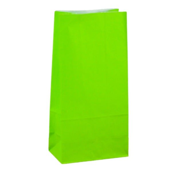 SAMPLE - Carnival Gift Bag Medium No Handles - Lime - PackQueen