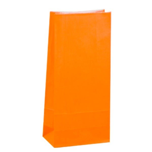 SAMPLE - Carnival Gift Bag Small No Handles - Orange - PackQueen