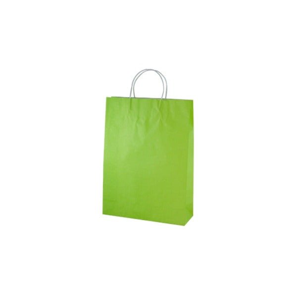 SAMPLE - Carnival Paper Gift Bag Midi - Lime - PackQueen