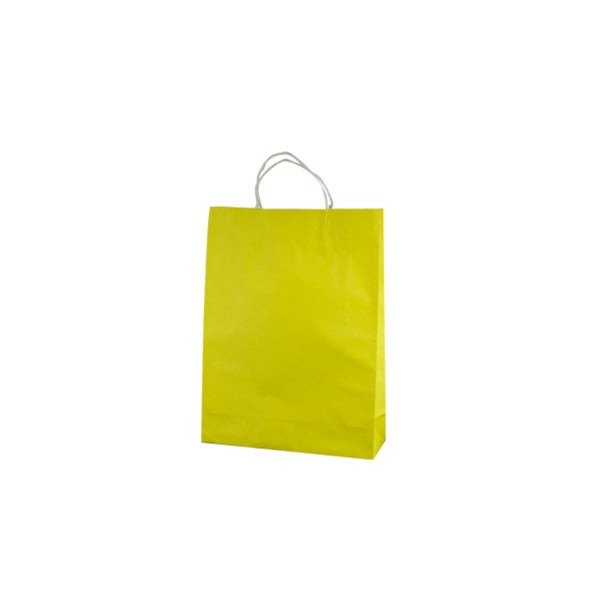 SAMPLE - Carnival Paper Gift Bag Midi - Yellow - PackQueen