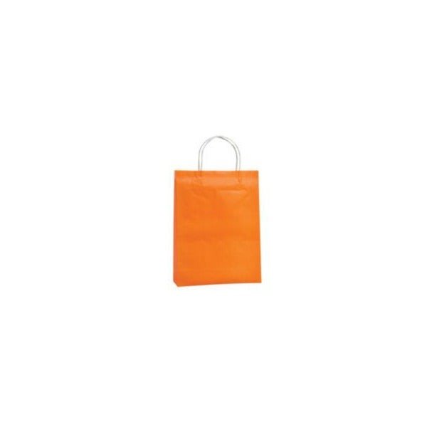 SAMPLE - Carnival Paper Gift Bag Small - Orange - PackQueen