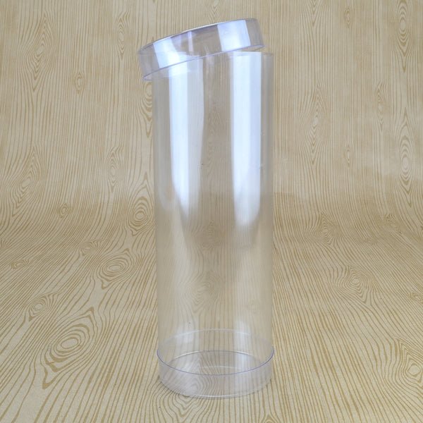 SAMPLE - Clear 60mm Cylinder Box 165mm High (Suitable for 5-6 Macaroons) - 60 x 60 x 165mm - PackQueen