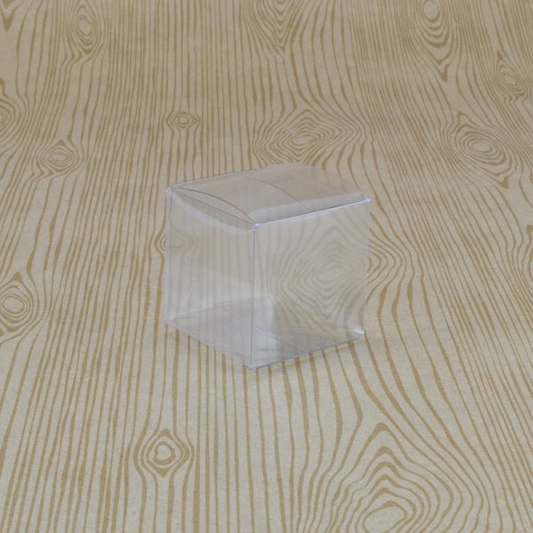 SAMPLE - Clear Folding Box (No. #1) - 40mm Cube - PackQueen