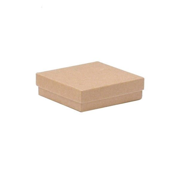 SAMPLE - Cotton Fill Box Long - Kraft Brown 132 x 95 x 22mm - PackQueen