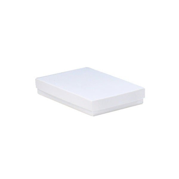 SAMPLE - Cotton Fill Box Long - White 132 x 95 x 22mm - PackQueen