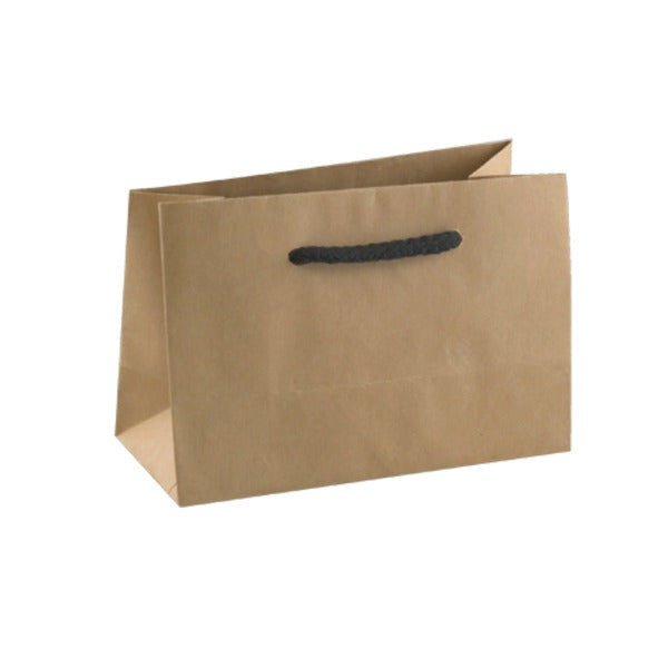 SAMPLE - Deluxe Brown Kraft Paper Gift Bag Mini - PackQueen