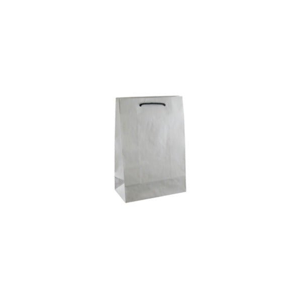 SAMPLE - Deluxe White Kraft Paper Gift Bag Junior - PackQueen