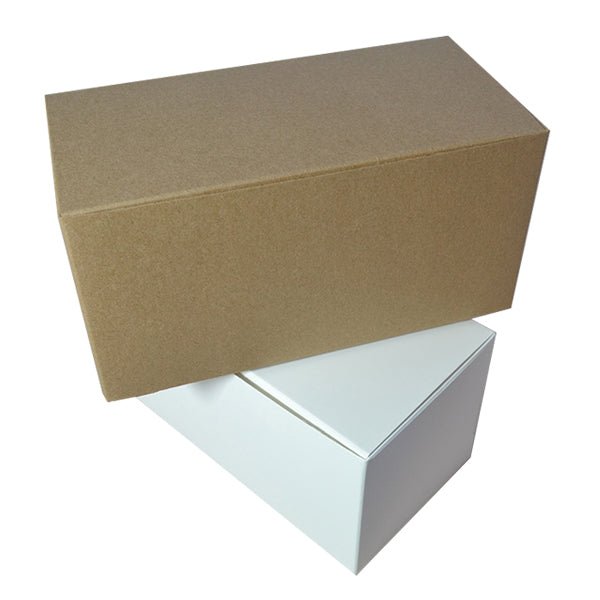 SAMPLE - Double Cupcake Box - Kraft Brown Paperboard (285gsm) - PackQueen