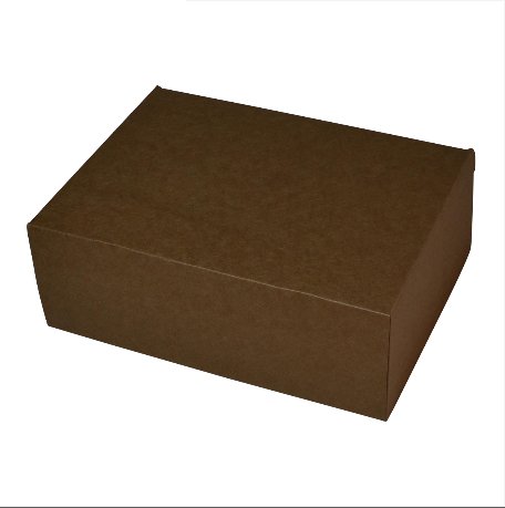 SAMPLE - E Flute - 6 Cupcake Box Mailer 28856 with Optional Insert (Please see 700-28858-6) - Kraft Brown - PackQueen