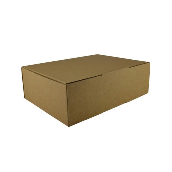 SAMPLE - E Flute - A4 Postal Box 100mm High - Kraft Brown - PackQueen